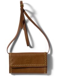 Miu Miu - Leather Wallet With Shoulder Strap - Lyst