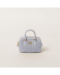 Miu Miu - Arcadie Matelassé Nappa Leather Mini-Bag - Lyst