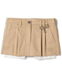 Miu Miu - Chino Miniskirt - Lyst