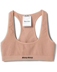 Miu Miu - Seamless Racerback Top - Lyst