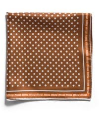 Miu Miu - Printed Twill Scarf - Lyst