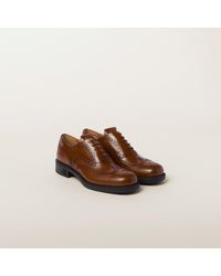 Miu Miu - X Church'S Leather Brogue Shoes - Lyst