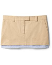 Miu Miu - Chino Miniskirt - Lyst