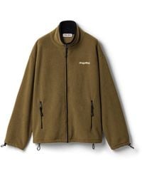 Miu Miu - Fleece Zipper Jacket - Lyst