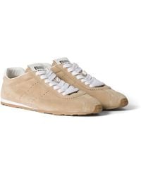 Miu Miu - Plume Suede Sneakers - Lyst