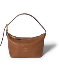 Miu Miu - Spirit Nappa Leather Pouch - Lyst