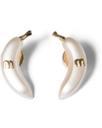 Miu Miu - Metal Earrings - Lyst