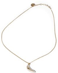 Miu Miu - Metal Necklace With Pendant - Lyst