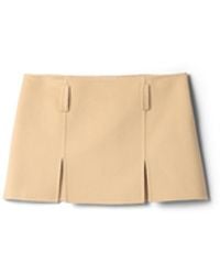 Miu Miu - Double Cashmere And Wool Miniskirt - Lyst