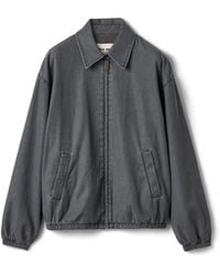 Miu Miu - Chambray Blouson Jacket - Lyst
