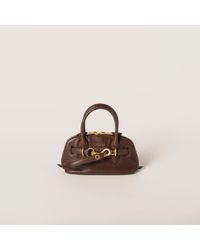 Miu Miu - Aventure Mini Nappa Leather Bag - Lyst