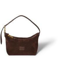 Miu Miu - Spirit Suede Pouch - Lyst