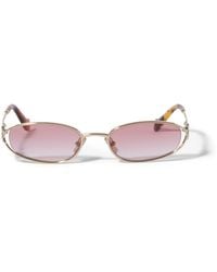 Miu Miu - Miu Logo Sunglasses - Lyst