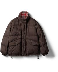 Miu Miu - Technical Pongé Reversible Down Jacket - Lyst