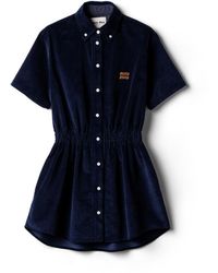 Miu Miu - Corduroy Dress - Lyst