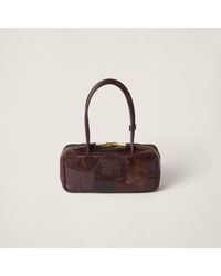 Miu Miu - Beau Leather Patchwork Bag - Lyst
