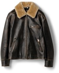 Miu Miu - Nappa Leather Jacket - Lyst