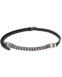 Miu Miu - Leather And Metal Belt - Lyst