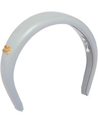 Miu Miu - Patent Leather Headband - Lyst