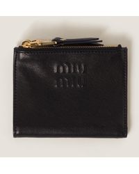 Miu Miu - Small Nappa Leather Wallet - Lyst