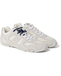 Miu Miu - New Balance X 530 Sl Suede And Mesh Sneakers - Lyst