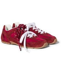 Miu Miu - New Balance X 530 Sl Technical Fabric And Suede Sneakers - Lyst