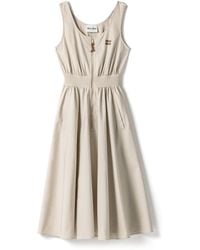Miu Miu - Panama Cotton Dress - Lyst