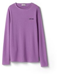 Miu Miu - Cashmere And Silk Crew-Neck Sweater - Lyst