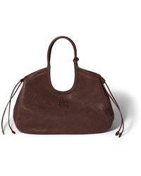 Miu Miu - Ivy Nappa Leather Shopping Bag - Lyst