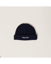 Miu Miu - Wool Beanie - Lyst