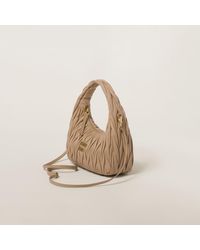 Shoulder bags Miu Miu - Wander matelassé leather shoulder bag -  5BC108VOOYN88F0002