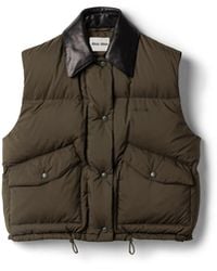 Miu Miu - Technical Pongé Down Vest - Lyst