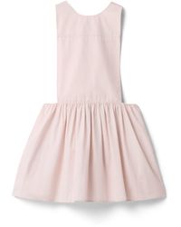 Miu Miu - Poplin Mini-Dress - Lyst