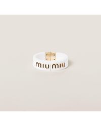 Miu Miu - Plexiglas And Metal Bracelet - Lyst