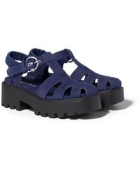 Miu Miu - Gabardine Sandals - Lyst