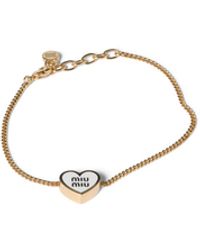 Miu Miu - Metal Bracelet - Lyst