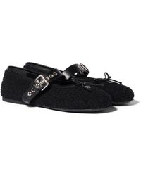 Miu Miu - Mohair Ballerinas - Lyst