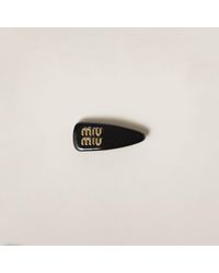 Miu Miu - Tortoise Hair Clip - Lyst