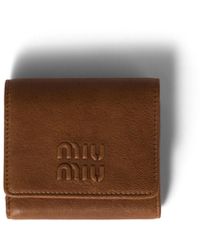 Miu Miu - Small Nappa Leather Wallet - Lyst