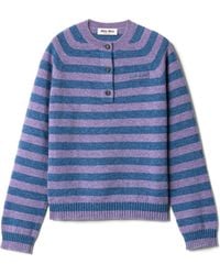 Miu Miu - Wool Crew-Neck Sweater - Lyst