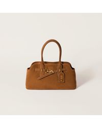 Miu Miu - Aventure Suede Bag - Lyst