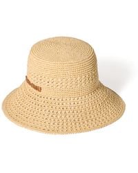 Miu Miu - Raffia Hat - Lyst