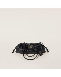 Miu Miu Joie Bag In Nappa in Black | Lyst