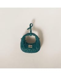 Miu Miu - Wander Matelassé Nappa Leather Micro Hobo Bag - Lyst