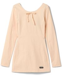 Miu Miu - Stretch Poplin Mini-Dress - Lyst