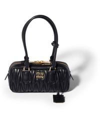 Miu Miu - Arcadie Matelassé Nappa Leather Bag - Lyst