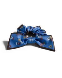 Miu Miu - Twill Scrunchie - Lyst