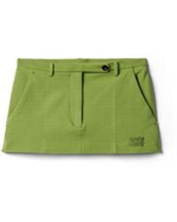 Miu Miu - Milano Rib Knit Miniskirt - Lyst