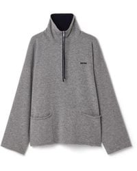 Miu Miu - Cashmere Half-Zipper Sweater - Lyst