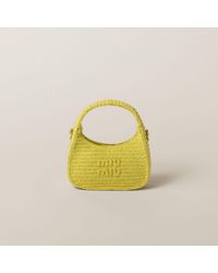 Miu Miu - Wander Crochet Hobo Bag - Lyst